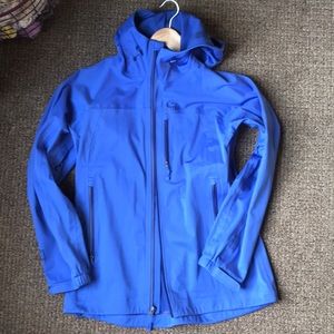 Blue raincoat
